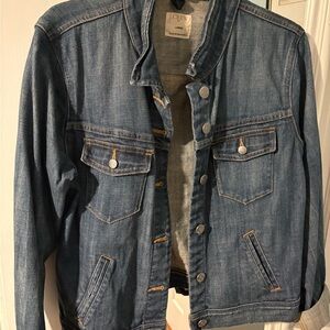 J. Crew Women’s Denim Jacket size large EUC
